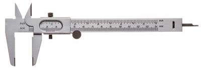 I got this $12 vernier caliper from Home Depot. It can measure in 0.1mm increments. Yes, I tested it on my penis.